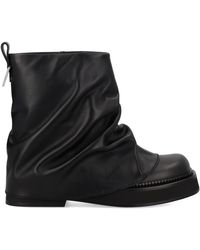 The Attico - Leather Ankle Boots Mini Robin - Lyst
