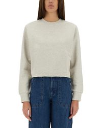 A.P.C. - Sweatshirt With Logo - Lyst