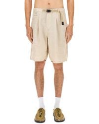 Undercover - Relaxed Fit Linen Shorts With Practical Pockets - Lyst