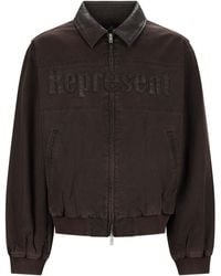 Represent - Bomber Jacket Trucker Cotton - Lyst