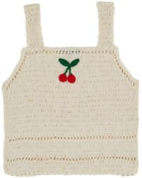 Emile Et Ida - Top Crochet Con Ciliegie - Lyst