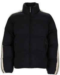 Palm Angels - Logo-Detail Stripe Puffer Jacket - Lyst