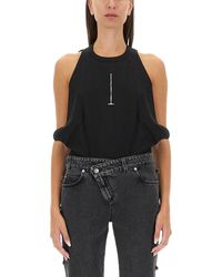 McQueen - Top With Round Neckline - Lyst