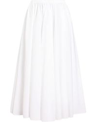 Patou - Midi Skirt With Elastic Waist - Lyst