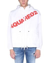DSquared² - Hooded High Neck Jacket - Lyst