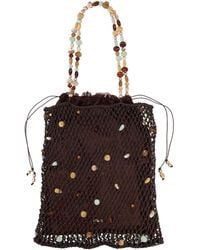 Cult Gaia - Borsa Tote "Mercier" Con Perline Decorative - Lyst