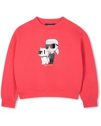 KARL LAGERFELD - Sweatshirt With Logo - Lyst
