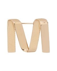 Max Mara - Brooch With Logo - Lyst