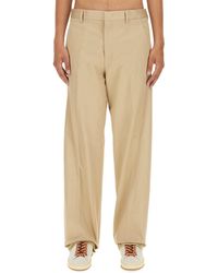 Lanvin - Relaxed Fit Twisted Chino Pants - Lyst