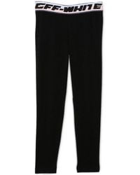 Off-White c/o Virgil Abloh - Logo Band Leggings - Lyst