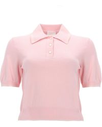 A.P.C. - Solid Shirt Collar Polo - Lyst