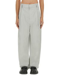 Bottega Veneta - Stylish Silk And Cotton Pants - Lyst