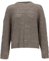 Brunello Cucinelli - Linen Knitwear - Lyst