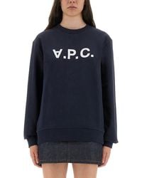 A.P.C. - Standard Grand Vpc' Sweatshirt - Lyst