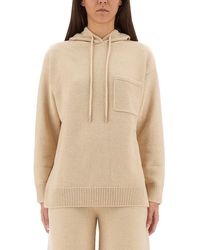 Max Mara - Stretch-Cotton Hooded Sweatshirt - Lyst