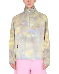 MSGM - Printed Anorak Jacket - Lyst