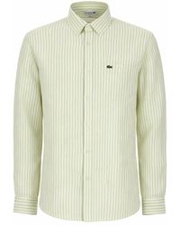 Lacoste - Camicia Con Logo - Lyst