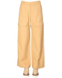 Stella McCartney - Wide Leg Cargo Pants - Lyst