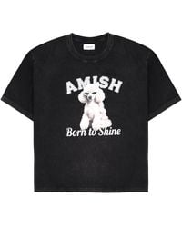 AMISH - T-Shirt "Born To Shine" - Lyst