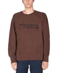 Engineered Garments - FELPA IN COTONE CON STAMPA - Lyst