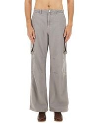 Our Legacy - Relaxed Fit Cargo Pants With Wide Legs - Lyst