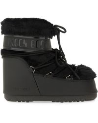 Moon Boot - "Icon" Low Faux Fur Boot - Lyst
