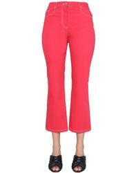 Moschino - Skinny Kick Cotton Denim Jeans - Lyst