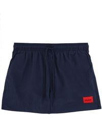 HUGO - Swimsuit With Logo - Lyst