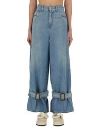 JW Anderson - Organic Cotton Mini Denim Jeans For - Lyst