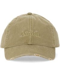 AMISH - Cappello Da Baseball Délavé - Lyst