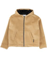 MSGM - Textured Hood Jacket - Lyst
