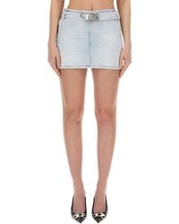 DIESEL - "De-Flip-S" Skirt - Lyst