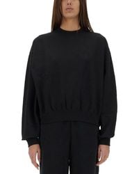 Y-3 - Solid Crew Neck Sweatshirt - Lyst