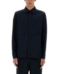 Aspesi - Structured Button-Up Shirt - Lyst