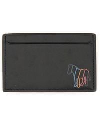 Paul Smith - "Board Stripe Zebra" Card Holder - Lyst