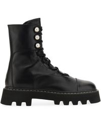 Nicholas Kirkwood - "pearlogy" Leather Combat Amphibian - Lyst