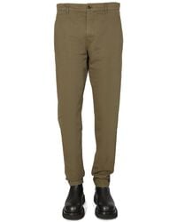 Aspesi - Straight-Leg Chino Pants With Zipper - Lyst