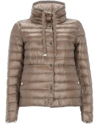 Herno - Reversible High Neck Puffer Jacket - Lyst