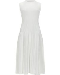Max Mara - Viscose Crepe Yarn Dress - Lyst