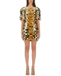 Rabanne - "Sparkle Discs" Mini Dress - Lyst