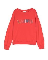 Lanvin - Sweatshirt With Logo - Lyst
