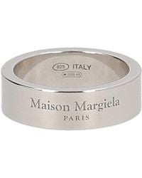 Maison Margiela - Sterling Wide Band Ring - Lyst