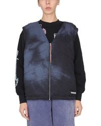 Aries - Tie Dye Pattern V-neck Vest - Lyst