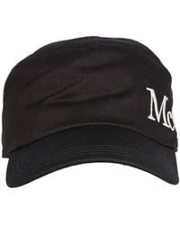 McQueen - Oversize Cap Cotton - Lyst