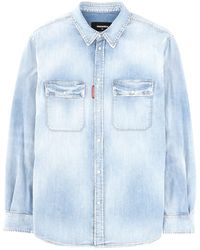 DSquared² - Regular Solid Shirt - Lyst