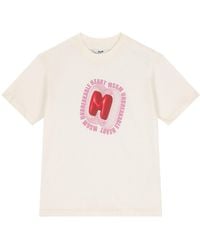 MSGM - T-Shirt With Logo - Lyst