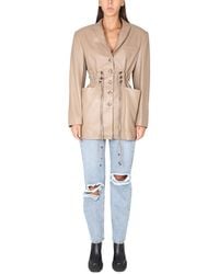 The Mannei - Irbid Lambskin Blazer Dress - Lyst