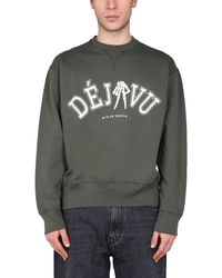 Our Legacy Printed Cotton Sweatshirt - Green