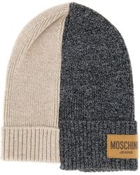 Moschino - Wool Cap With Logo - Lyst