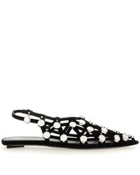 The Attico - Grid Slingback Sandals - Lyst